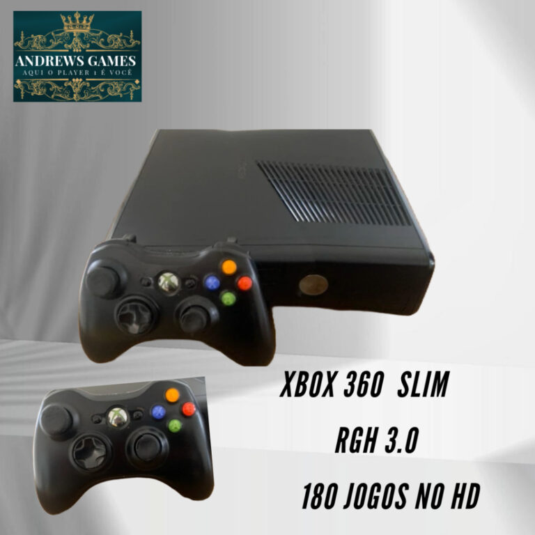 Xbox 360 slim destravado rgh
