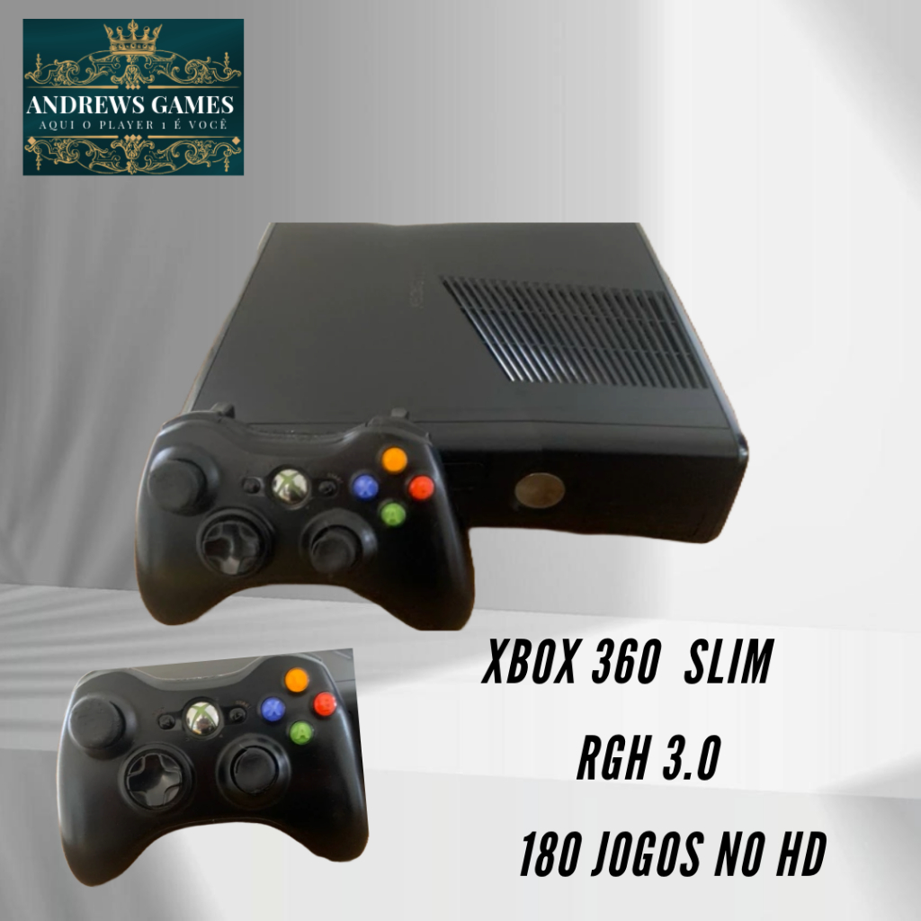 Xbox 360 slim/super slim desbloqueio hd xploit com jogos no hd