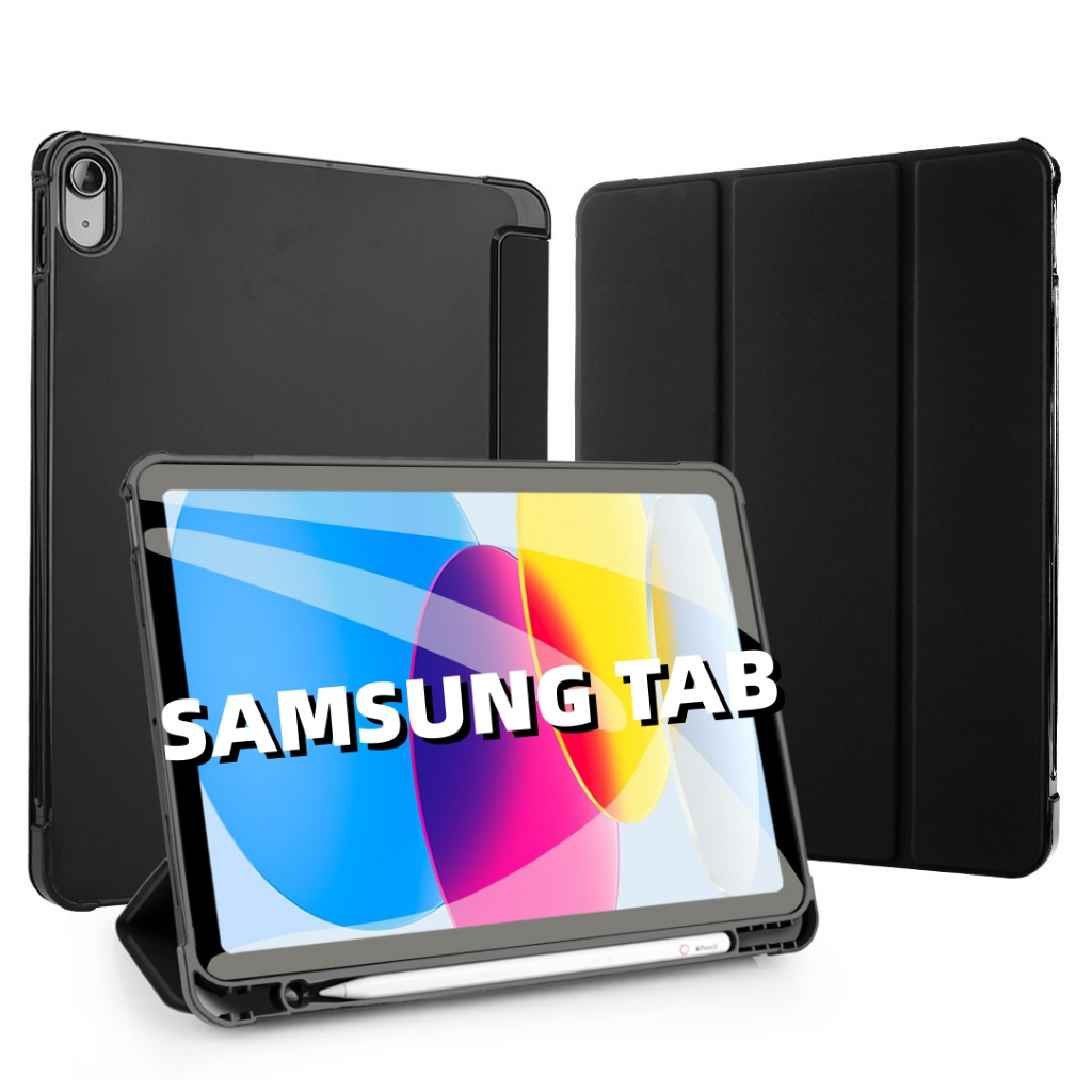 Capa compativel SAM tablet A9+ PLUS 11pol S6 S7 S8 lite LTE X210 S9 FE S10 com slot de canetas