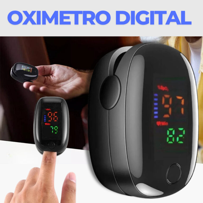 Oximetro Digital De Dedo Medidor Uso Doméstico Sa