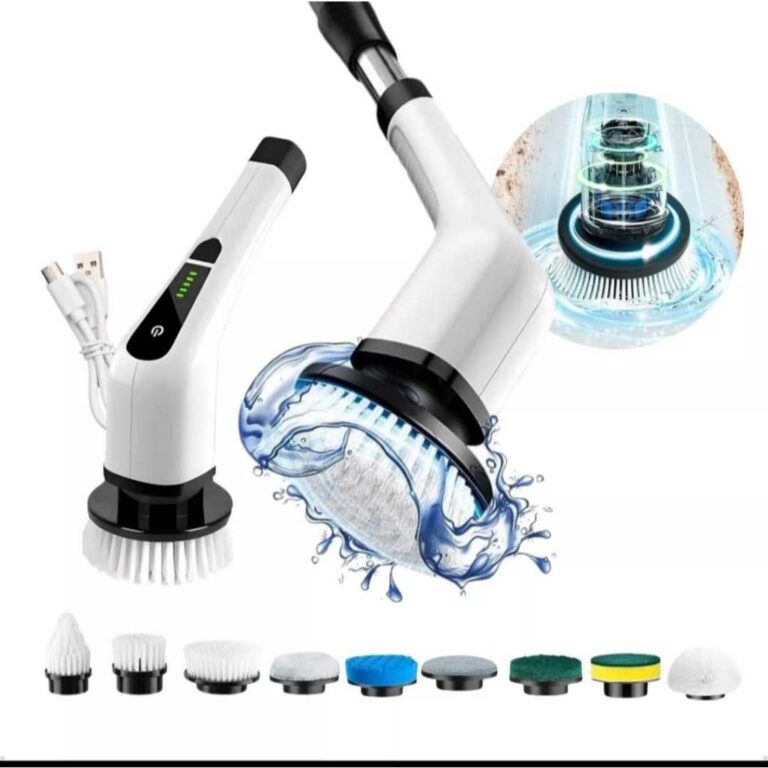 Escova De Limpeza 9 Em 1 Recarregavél Elétrica G