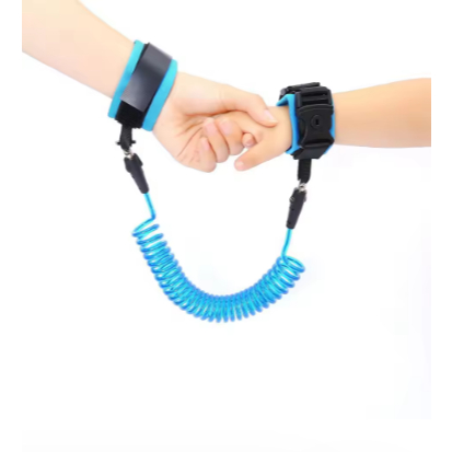 Pulseira de Segurança Infantil com Cordão  Guia 