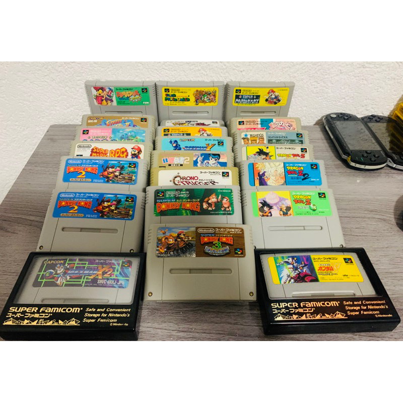 Jogos Originais de Super Famicom Nintendo