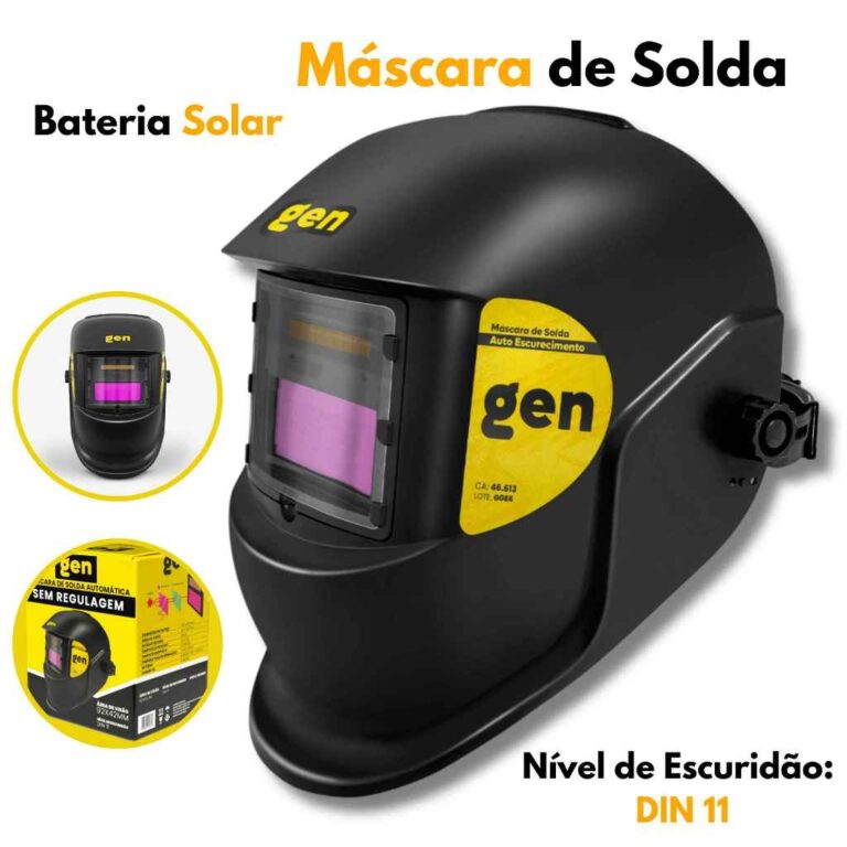 Mascara de Solda Gen escurecimento automático pro