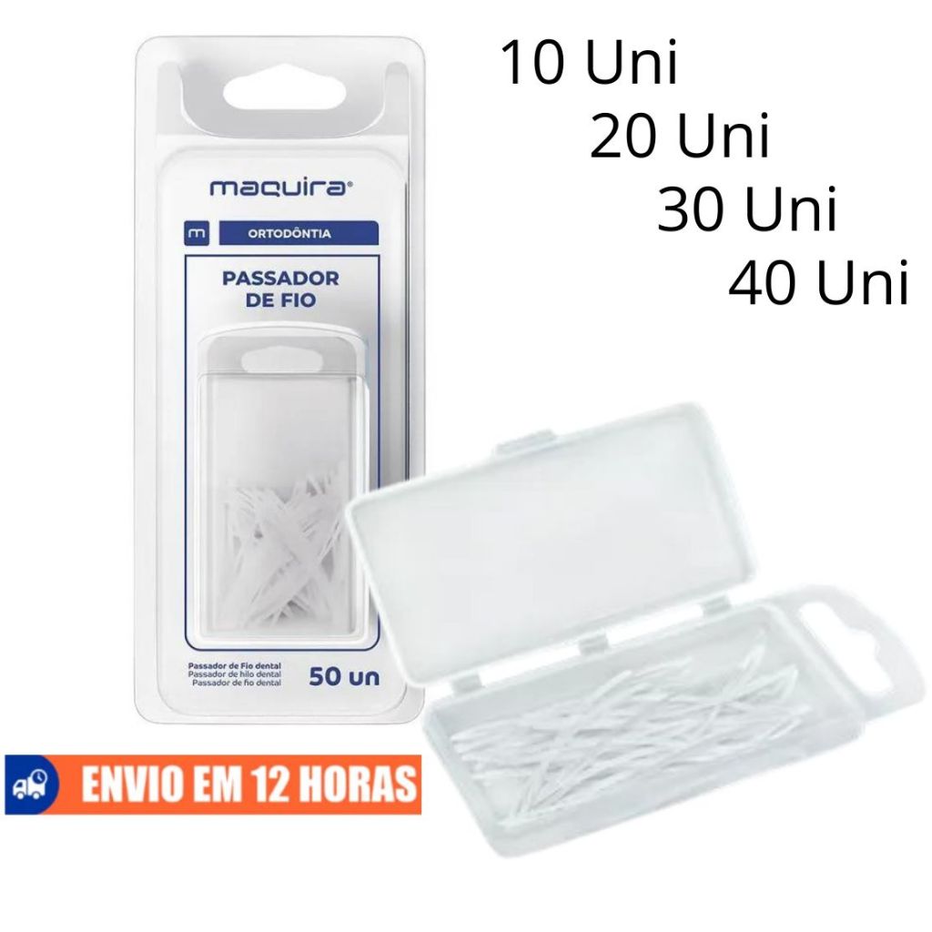 Passa Fio Dental para Aparelho Ortodôntico Promoção Unidades