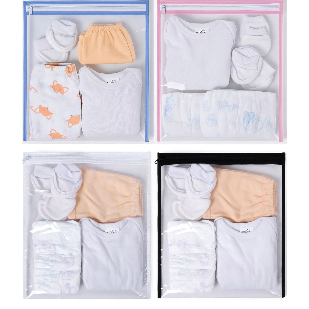 Kit 5 Saquinho Saco Maternidade Bebê Organizador Roupas Limpas E Sujas Escolas Creche