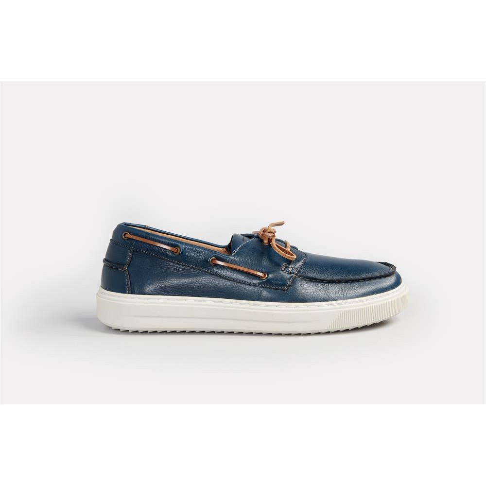 Sapato Dockside Casual Couro – Azul Marinho