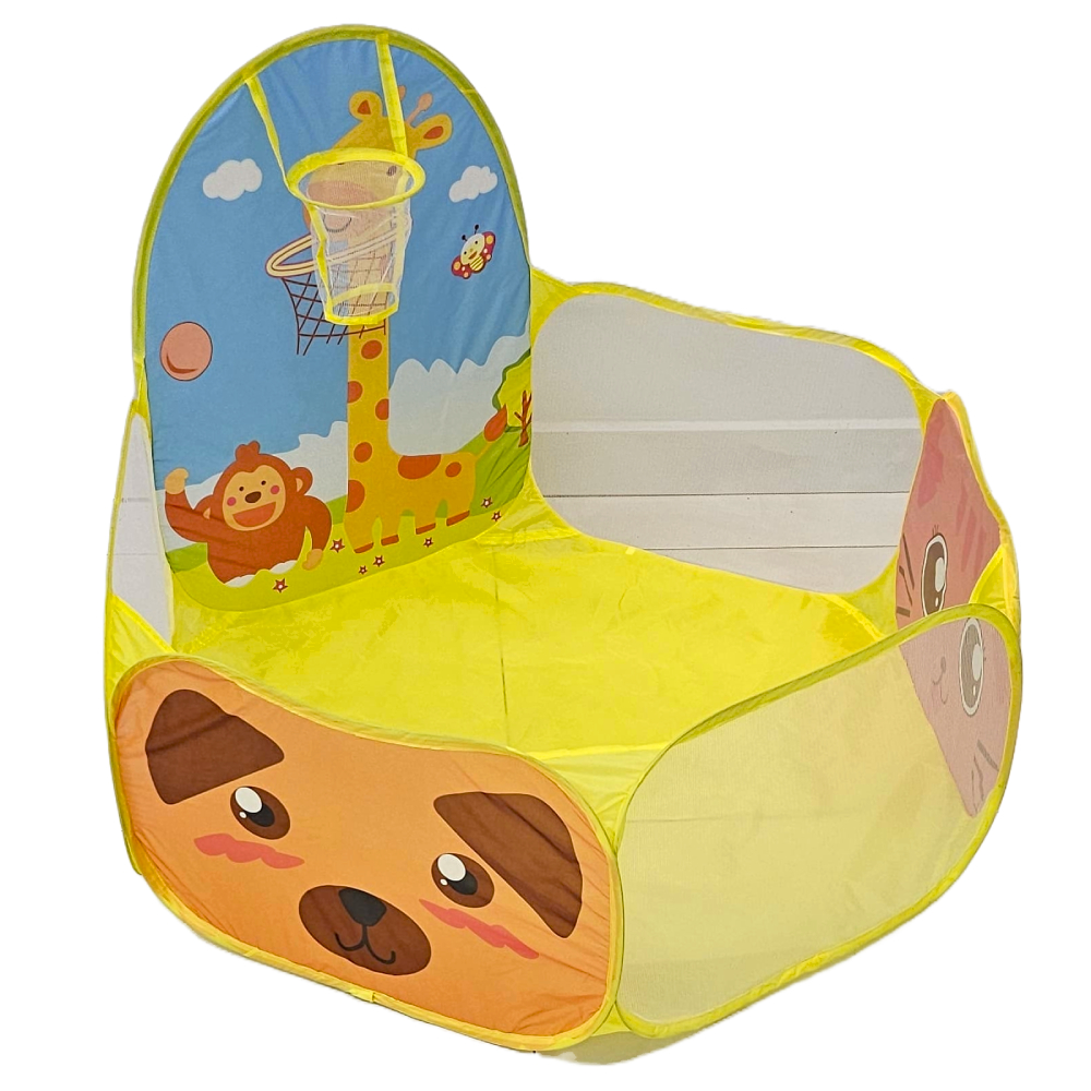 Tenda Chiqueirinho – Girafinha C/ Cestinha – 120mt largura – Poliéster Ecológico – Barraca infantil