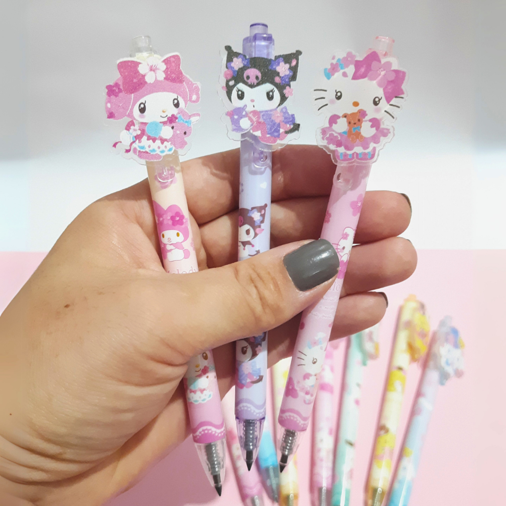 Lápis Infinito Fofo Lapiseira Retrátil Fofa Personagens Papelaria Fofa