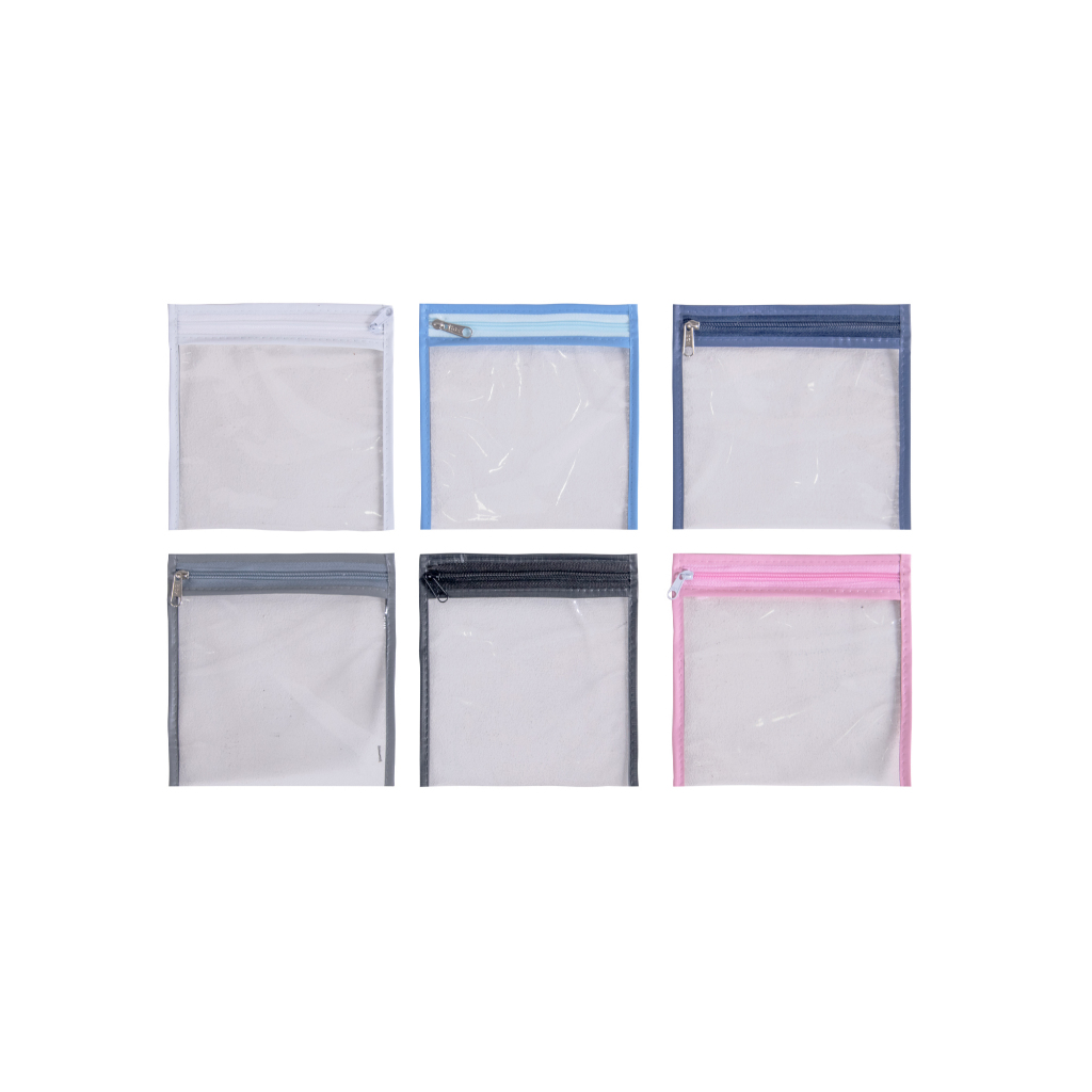 Kit 5 un 15×15 Embalagem Saco Organizador Multiuso Ziper
