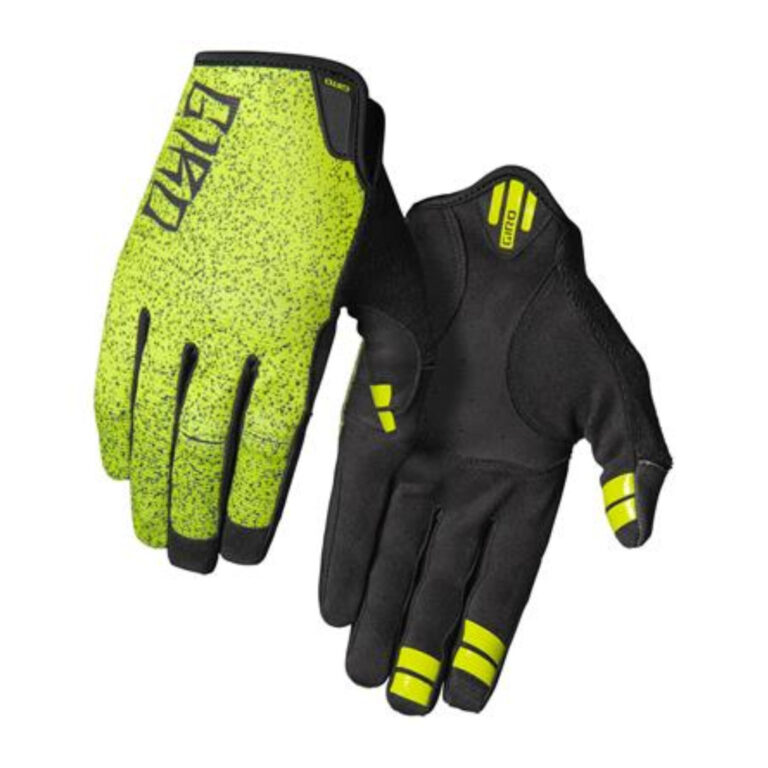 Luva Ciclismo Giro Dnd Gel Amarelo/Preto Tamanho M