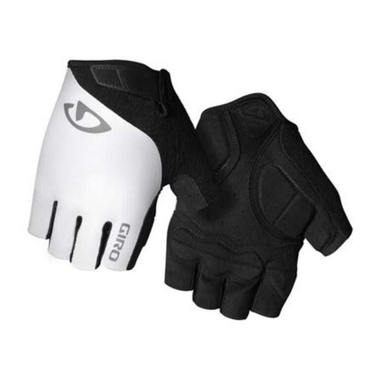 Luva Ciclismo Giro Jag 22 Branco/Preto Tamanho M