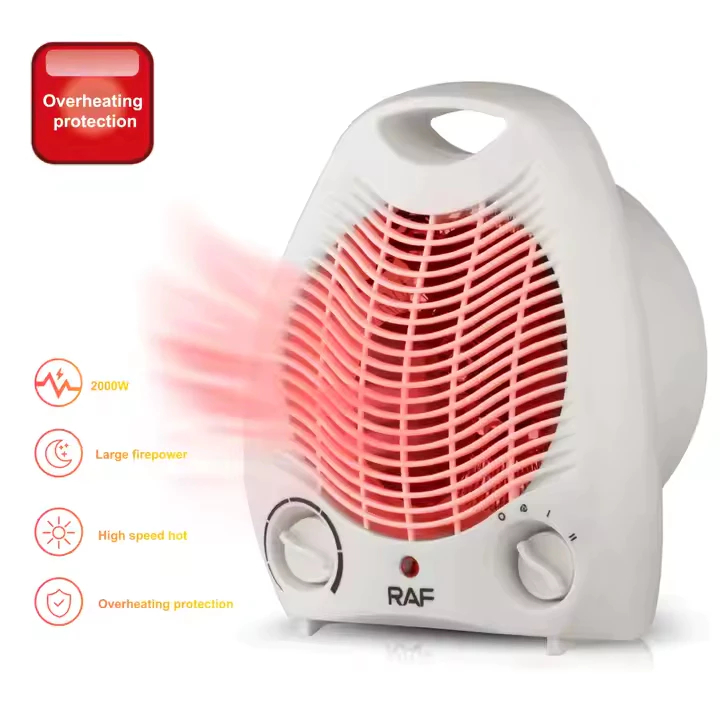 Aquecedor Eletrico Raf 2 em 1 com 3 Níveis de pot
