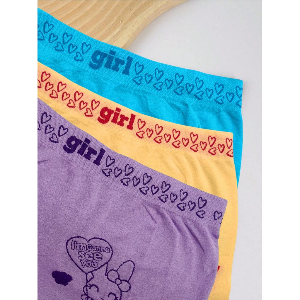 KIT 5 Calcinha Box infantil Shortinho Feminina Menina Juvenil Calcinha Confortável Criança Sortidas