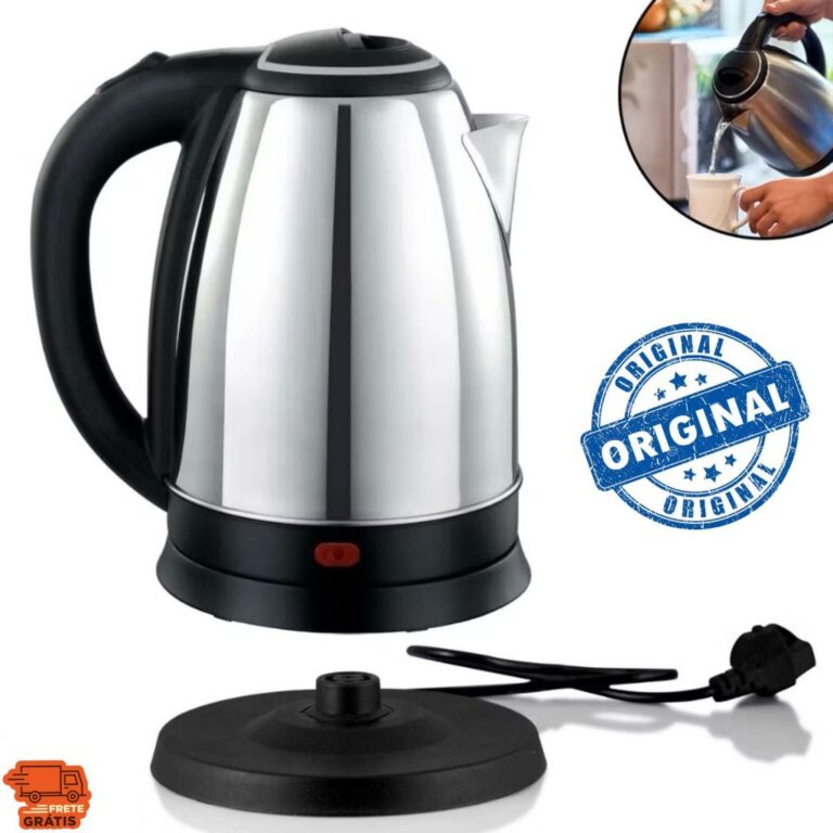 Chaleira Elétrica Aço Inox 1.8L 110V/220V Luz In