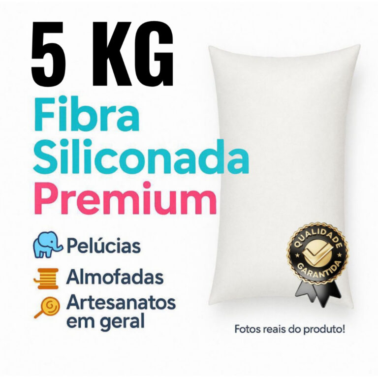 5KG Fibra de POLIÉSTER SILICONIZADA ANTIALERGICA 