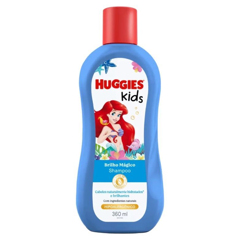 Shampoo Infantil Huggies Kids Brilho Mágico 360ml