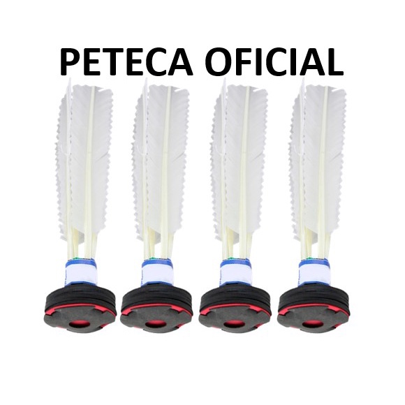 Peteca Oficial 21CM Blister Branca E Coloridas (SO