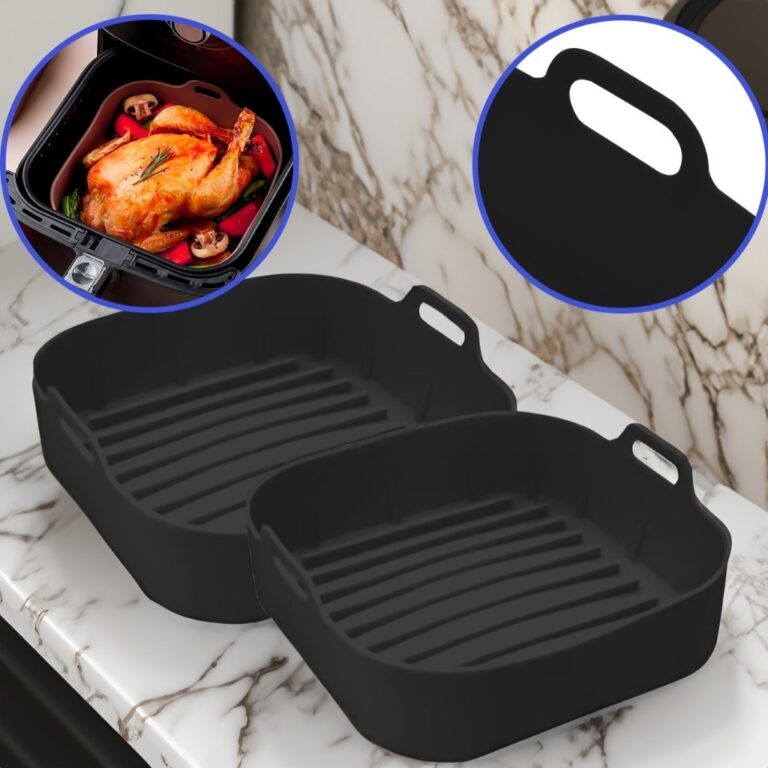 Kit 3 Forma de Silicone Air Fryer Grande 18 CM/4 L