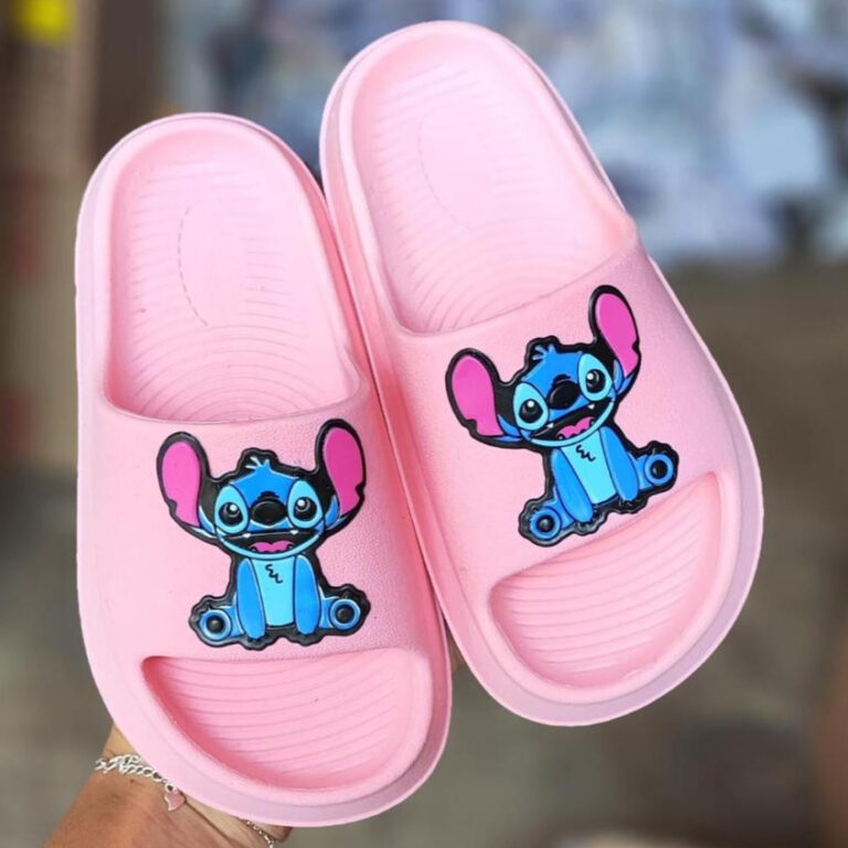direto da fabrica Sandália slide nuvem Stitch e L