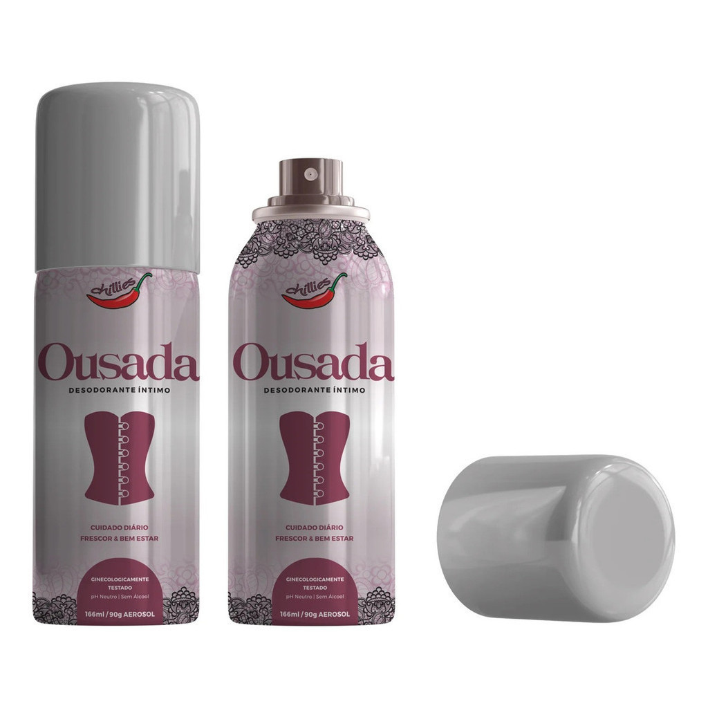 Desodorante Intimo Feminino Antitranspirante Spray Aerosol