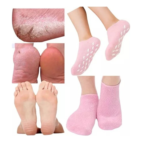 Par De Meias Hidratante Para Os Pés Hidratação 