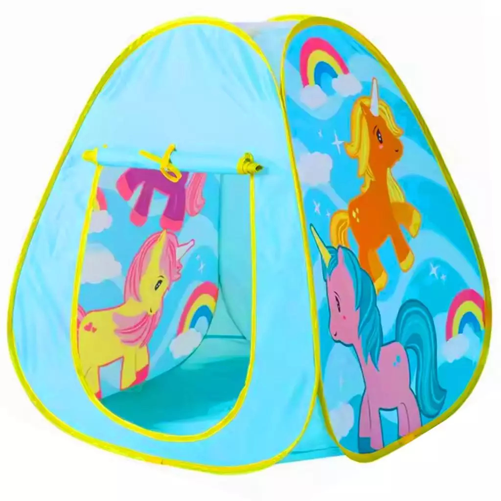 Toquinha Barraca Unicornio Auto-Montável – Poliester ecologico Antialergico – Inmetro – Queen Shop