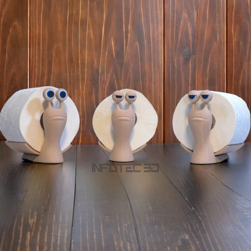 SUPORTE PARA PAPEL HIGIENICO CARACOL