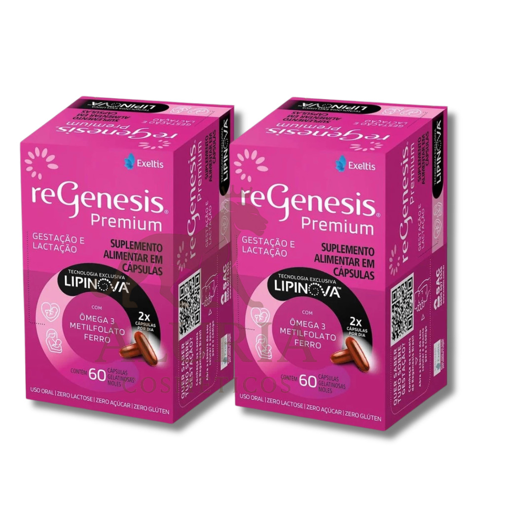 ReGenesis Premium Kit 2 Caixas De 60 Cápsulas Cada