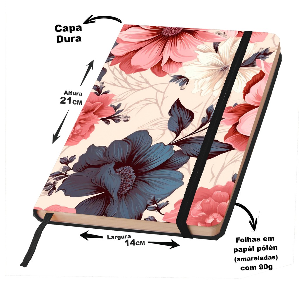 Organização Feminina em Caderneta  Pauta, Sem ou Pontilhado