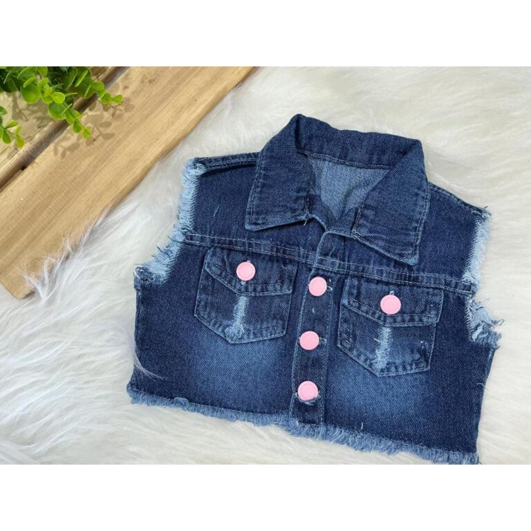 Colete Jeans Infantil Meninas