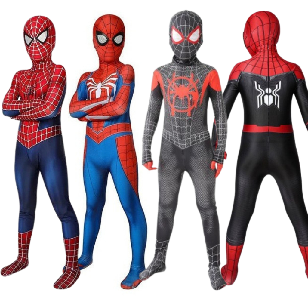 Fantasia Homem Aranha Completa 2026 Solado Antiderrapante Premium Adulto e Infantil Novo dia Filme