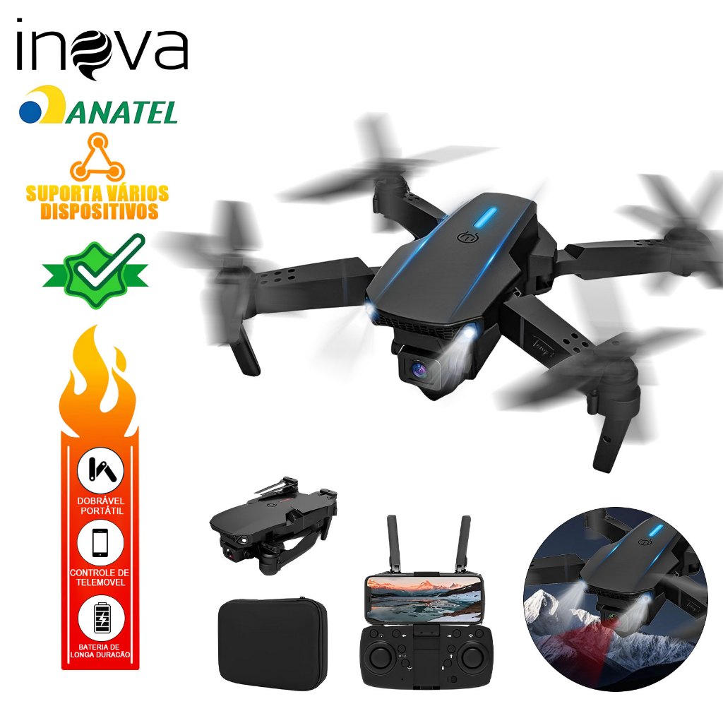 INOVA Drone Hd Câmera Quadcopter Fotografia Aérea Evitar Obstáculos Quadcopter Dobrável Fpv Wifi Dro