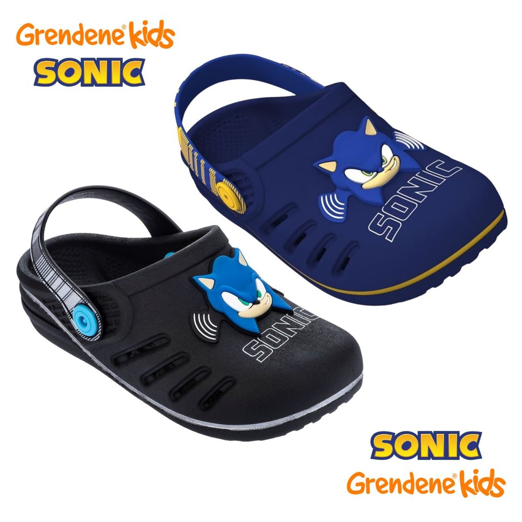 Babuche Infantil Grendene Kids Sonic Speed