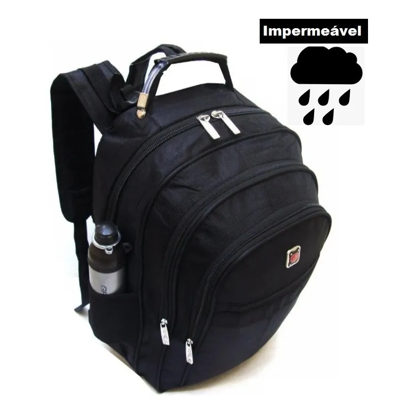 Mochila Bolsa Mala Reforçada Notebook Impermeável Envio Imediato Unisex Top