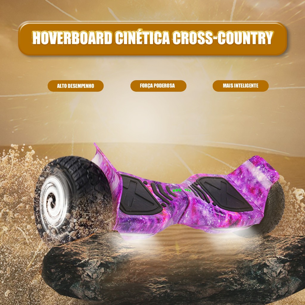 Hoverboard 8 Polegadas Colorido Completa Engrossa Tamanho Largura Pneus cross-country Bateria Grande