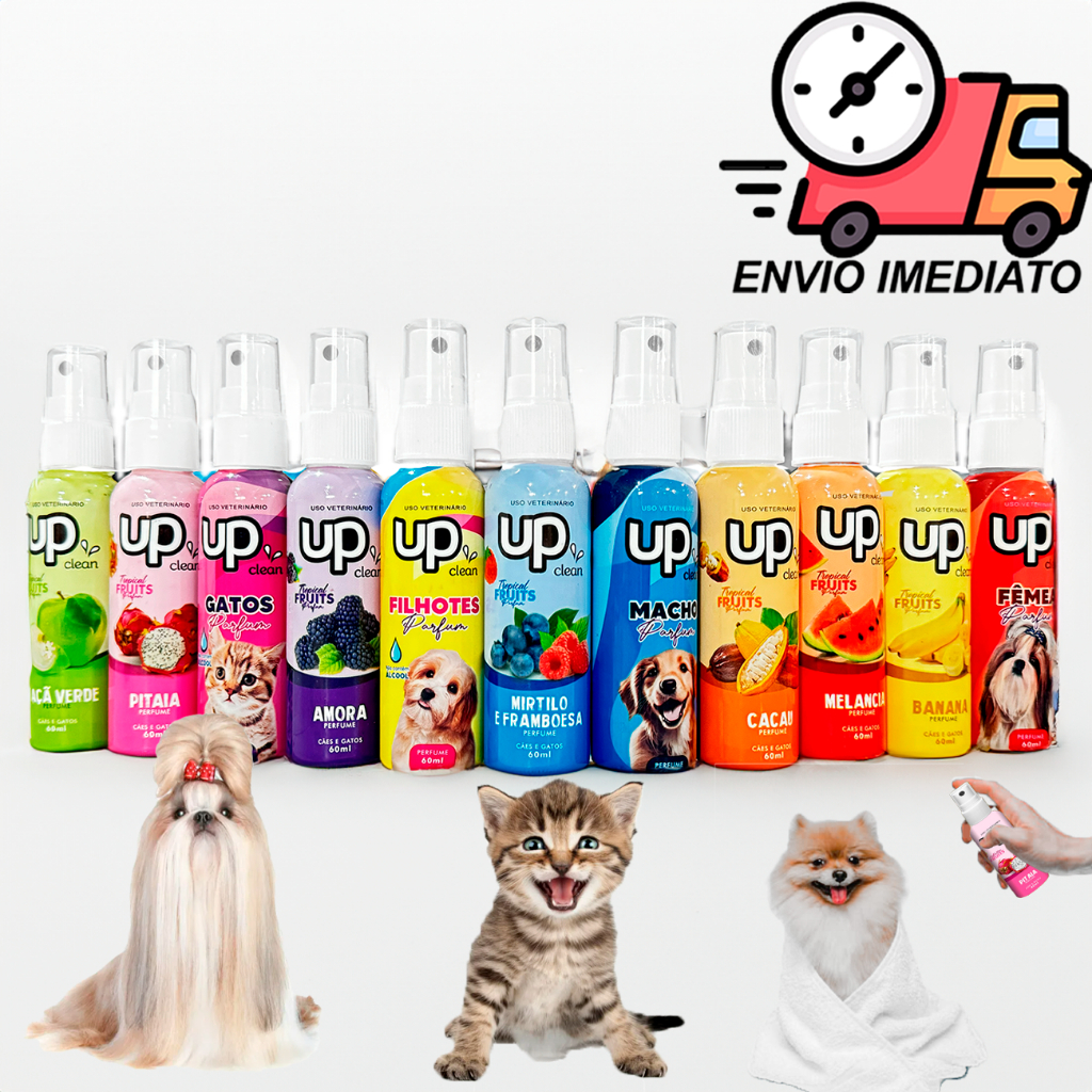 Perfumes Cachorro Gato Pet Up Clean Banho E Tosa