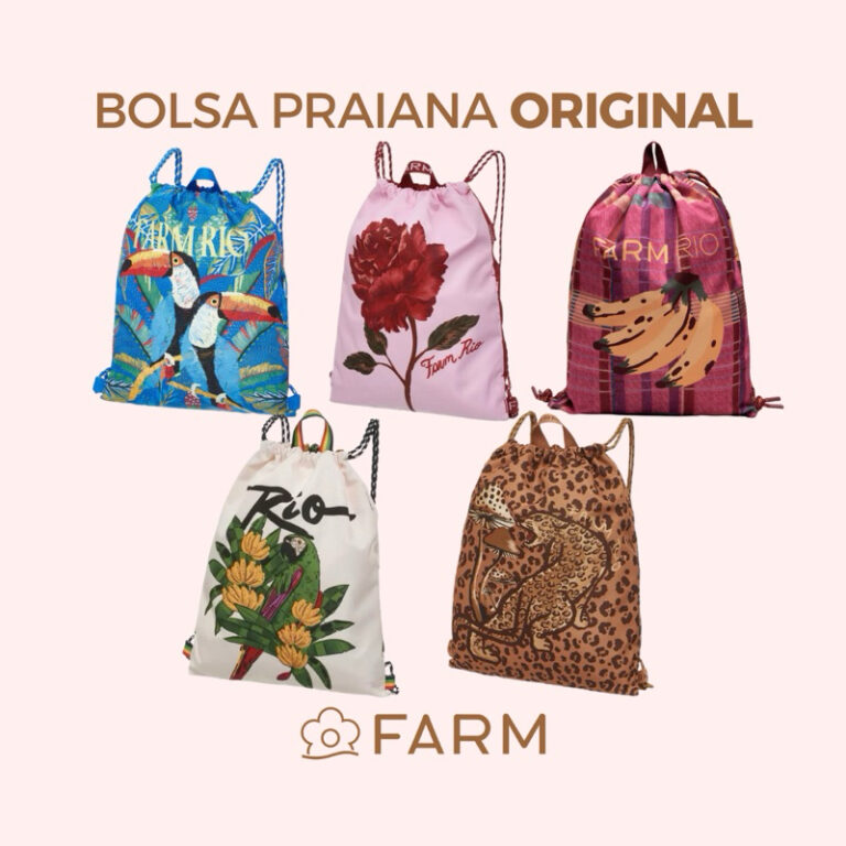 Bolsa Farm Praiana Original – Todas as estam