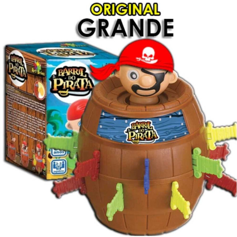 BRINQUEDO INFANTIL BARRIL PIRATA ORIGINAL GRANDE J
