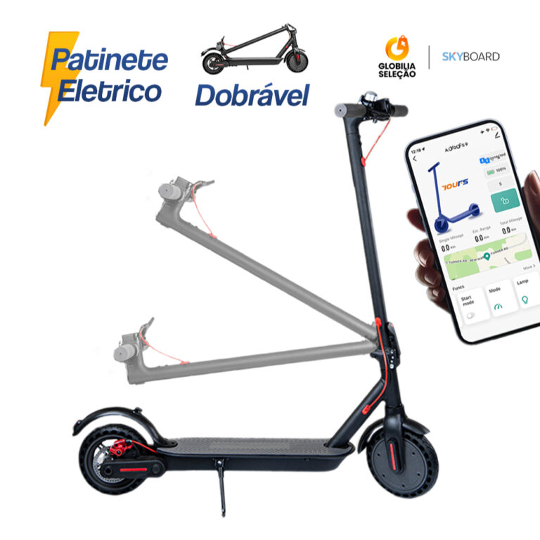 Patinete elétrico Scooter Dobrável 8,5 polegadas