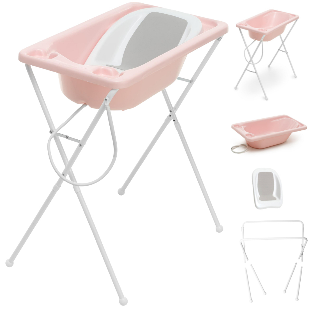 Banheira de Bebê com Mangueira + Suporte + Redutor – 0 Até 20Kg – Galzerano Acqua Trio 7065
