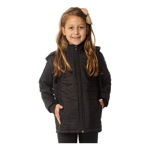 Jaqueta Forrada Inf Puffer Bobojaco Nylon Acolchoa