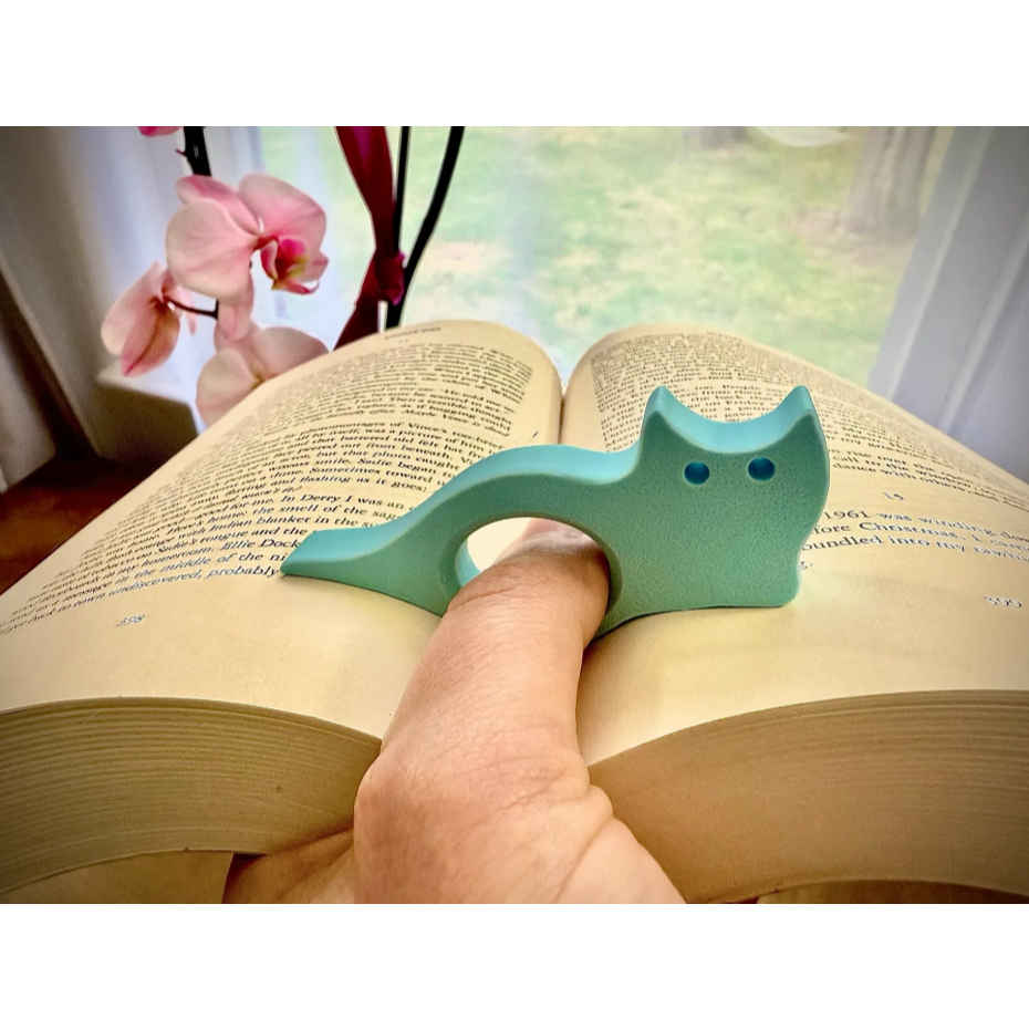 Anel Suporte para Segurar livro Separador de Páginas Gato