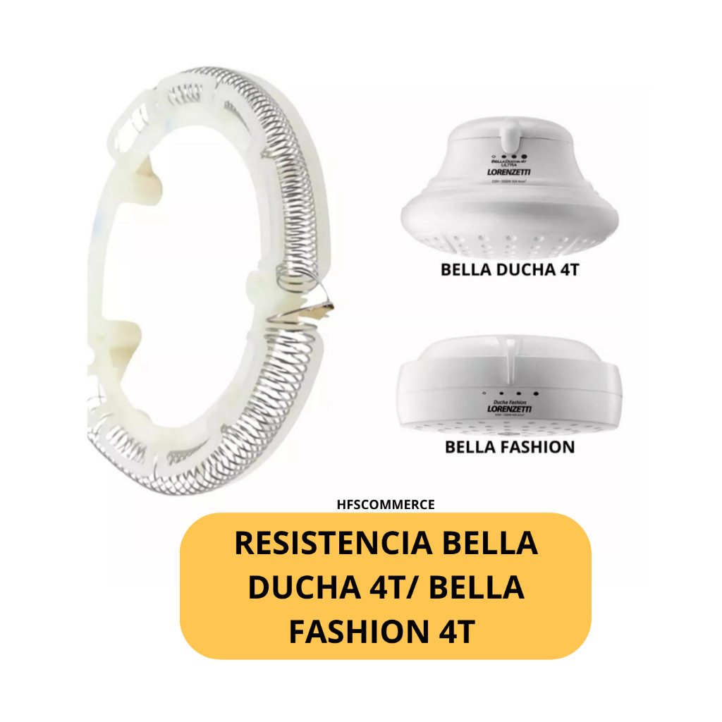 Resistência lorenzetti Compatível  Bella Ducha 4T / D.Fashion 4t / Ultra 4T 220V 6800W