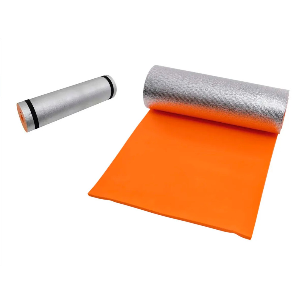 Isolante Térmico EVA com Alumínio Refletivo 180x50x cm Ideal para Camping e Trilha