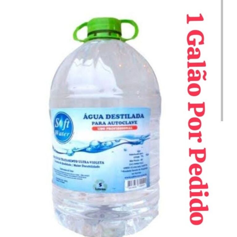 Água Autoclave Para Cpap  Laboratório  5 litros