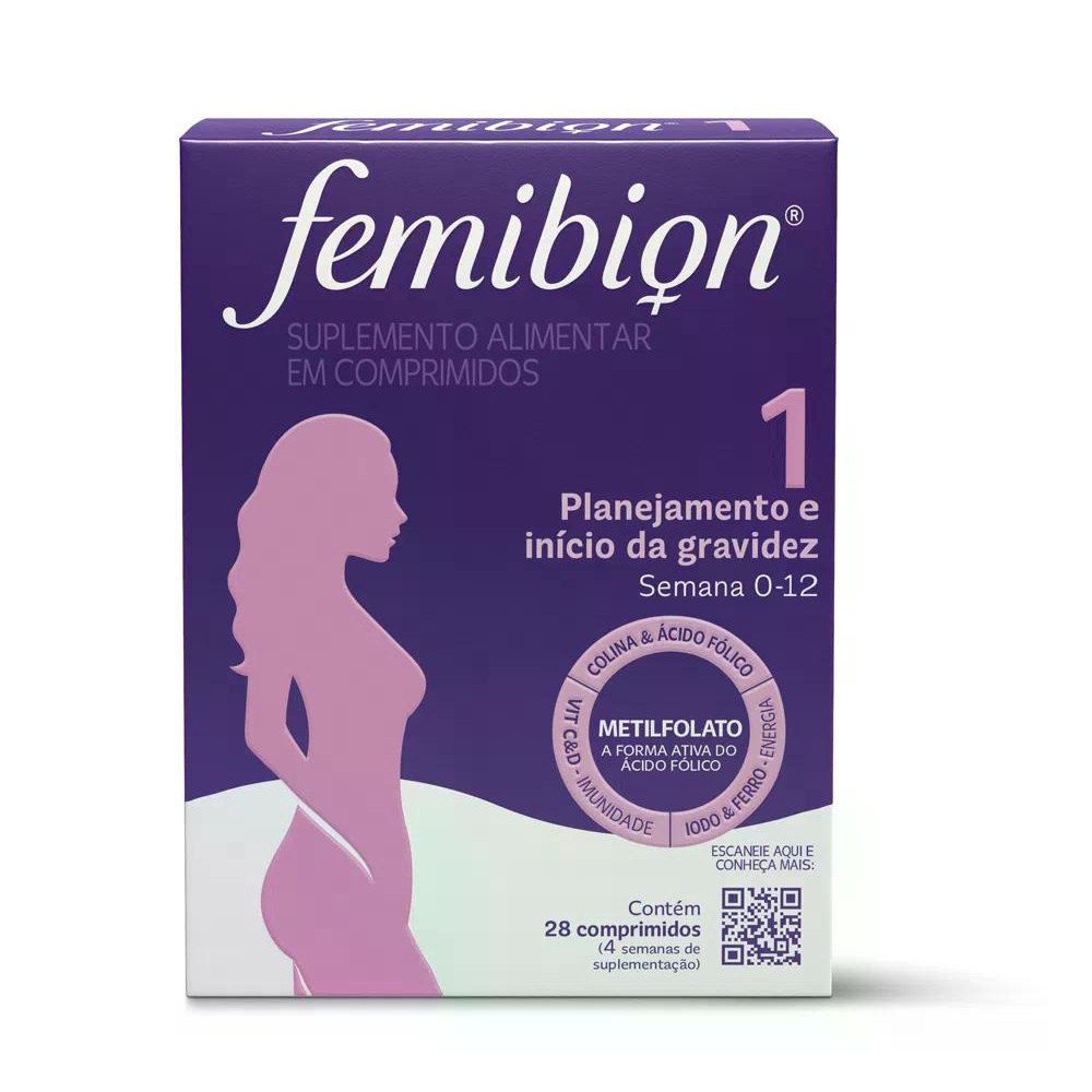 Femibion Fase 1 – Planejamento E Início De Gravidez 28 Comprimidos