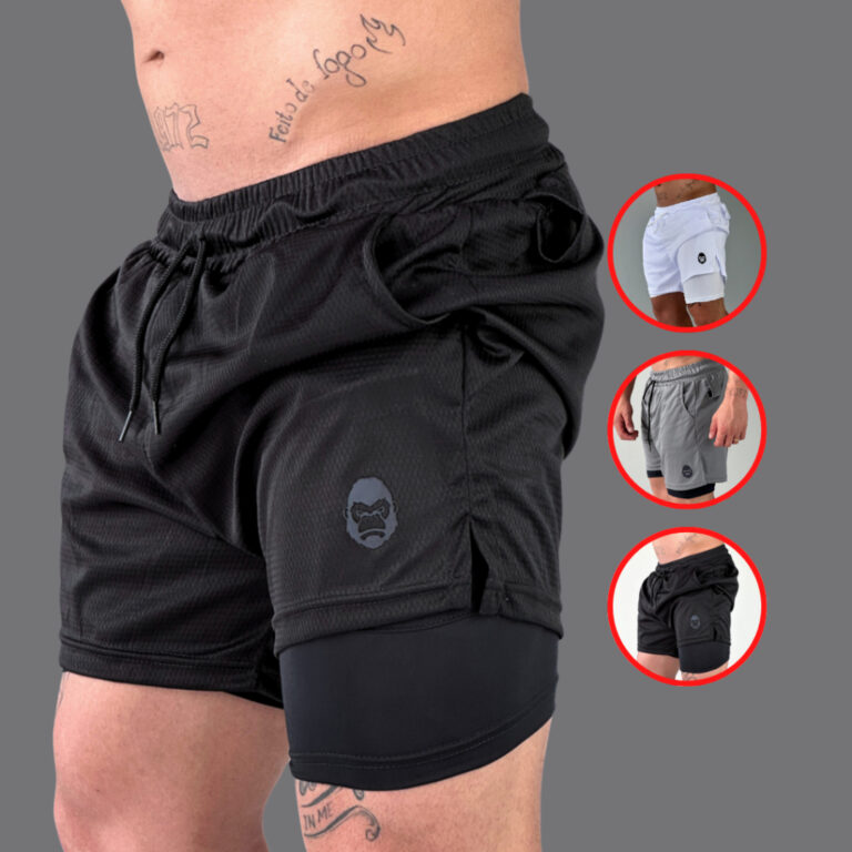 Shorts Masculino Treino Corrida Kong