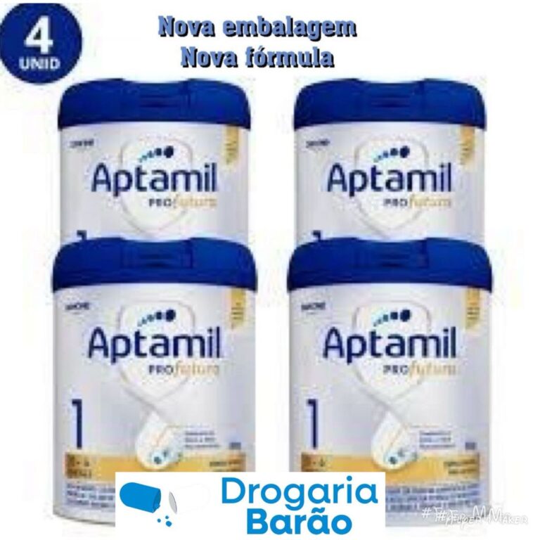 kit c/ 4 latas aptamil pro futura 1 800g cada lata