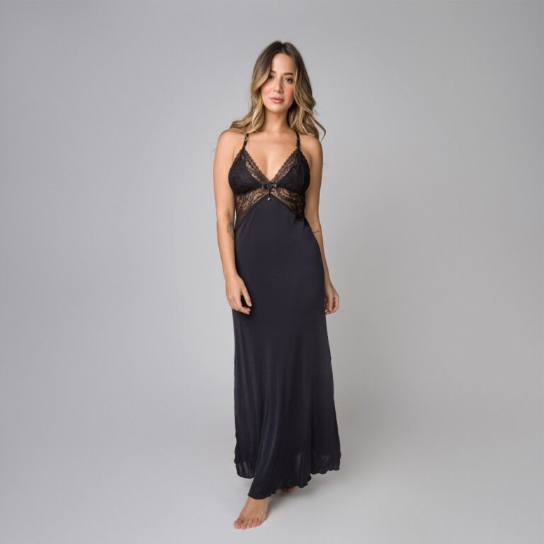 Promoção Camisola Longa Renda CM8026.